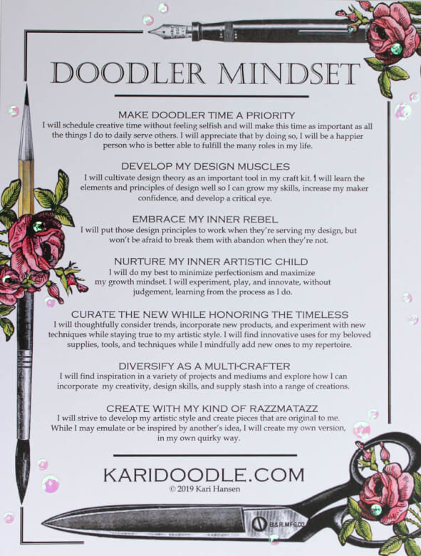 doodler mindset printable